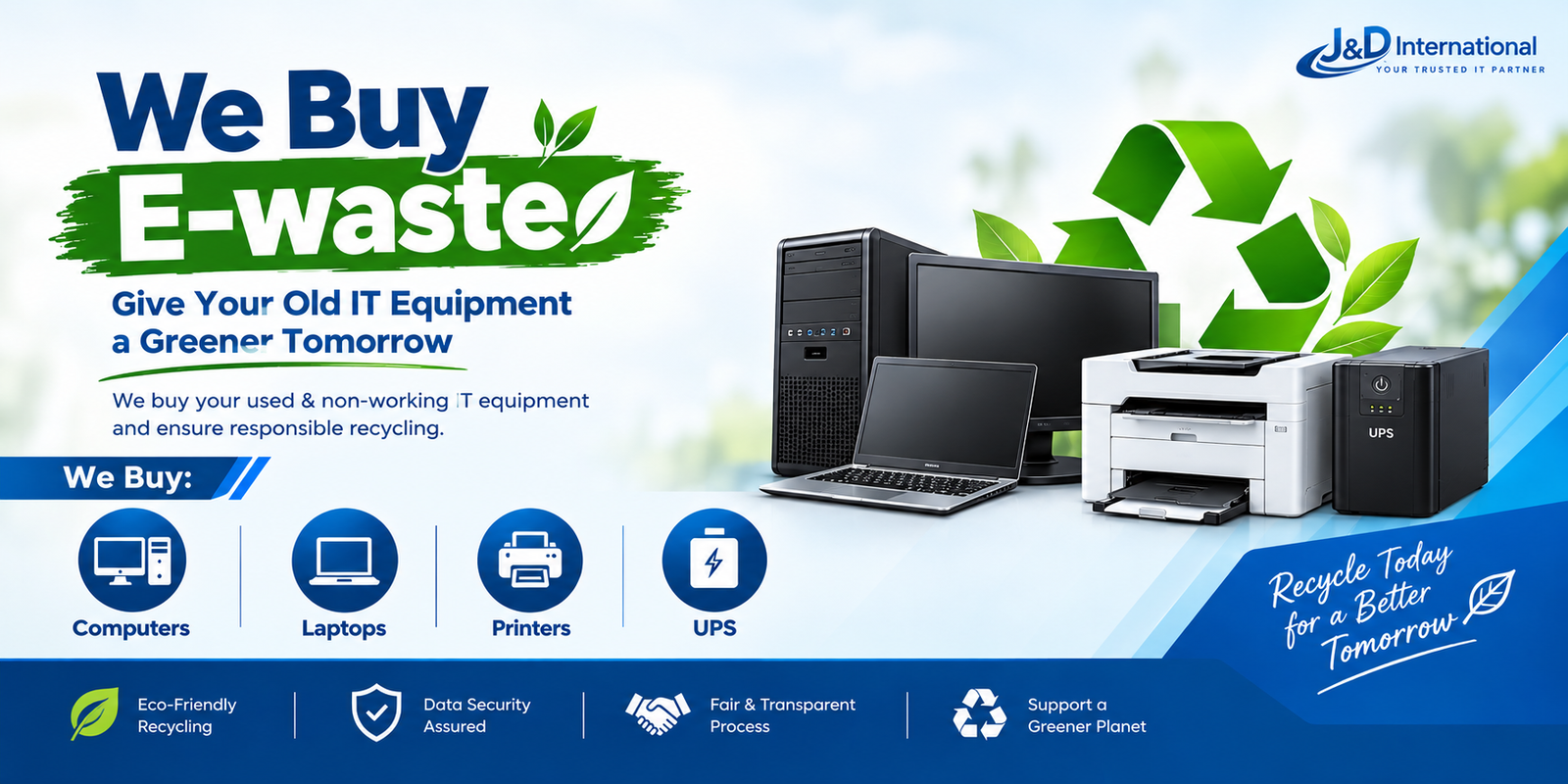 We Buy E-Waste for a Greener Tomorrow